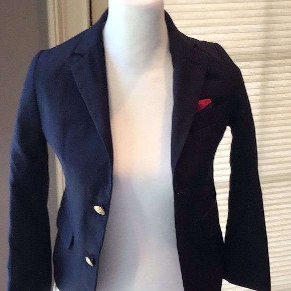IZOD Boys navy blazer. - Picture 2 of 3